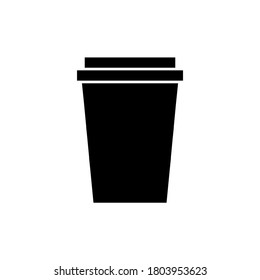 Coffee icon, coffee shop logo isolated on white background