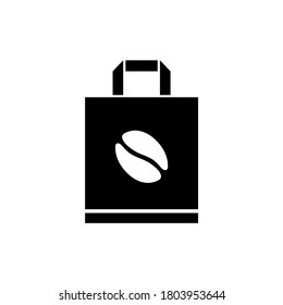 Coffee icon, coffee shop logo isolated on white background
