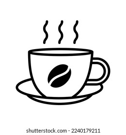 Coffee icon. sign for mobile concept and web design. vector illustration