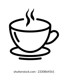 Icono de café. inicio de sesión para concepto móvil y diseño web. ilustración vectorial