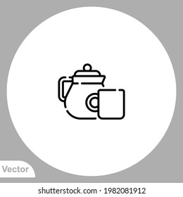 Coffee icon sign vector,Symbol, logo illustration for web and mobile