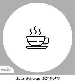Coffee icon sign vector,Symbol, logo illustration for web and mobile
