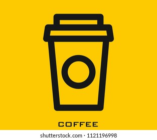 Coffee icon signs