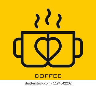 Coffee icon signs