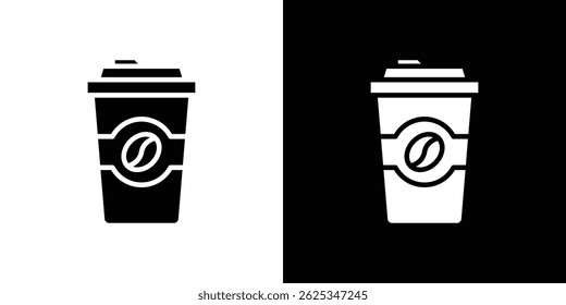 Coffee icon simple line vector. Symbol, logo.