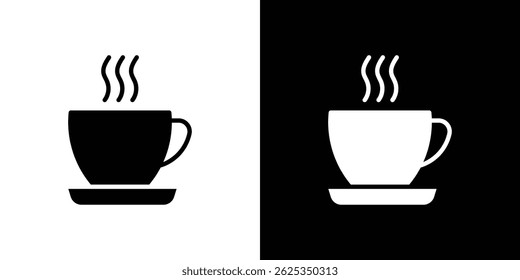 Coffee icon simple line vector. Symbol, logo.