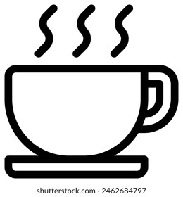 coffee icon, simple vector design