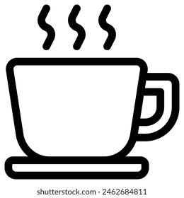 coffee icon, simple vector design