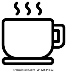 coffee icon, simple vector design