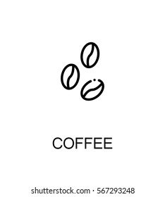 Coffee icon. Single high quality outline symbol for web design or mobile app. Thin line sign for design logo. Black outline pictogram on white background