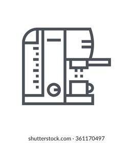 Coffee icon suitable for info graphics, websites and print media and  interfaces. Line vector icon.
