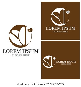 Coffee icon and symbol vector template