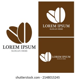 Coffee icon and symbol vector template