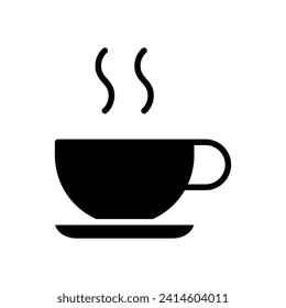 Coffee icon symbol vector template