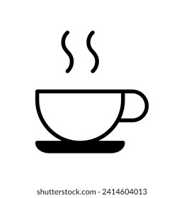 Coffee icon symbol vector template