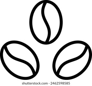 coffee icon. Thin linear style design isolated on white background