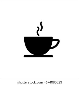 Coffee icon in trendy flat style isolated on background. Coffee icon page symbol for your web site design Coffee icon logo, app, UI. Coffee icon Vector illustration, EPS10.