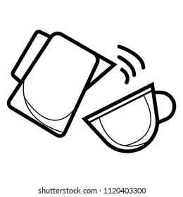 Coffee icon vector