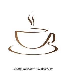 coffee icon vector - Shutterstock ID 1165039369