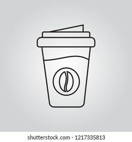 Coffee icon vector