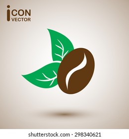 Coffee icon vector