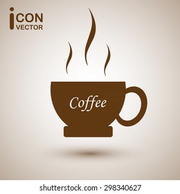 Coffee icon vector