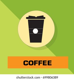 coffee icon vector