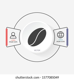 coffee icon, vector best flat icon, EPS . Lorem Ipsum Illustration design