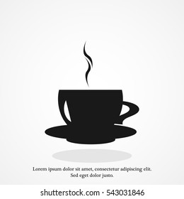 coffee icon, vector best flat icon, EPS