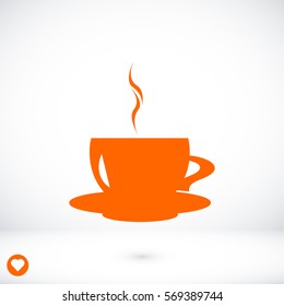 coffee icon, vector best flat icon, EPS