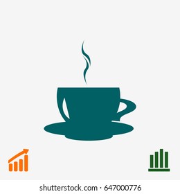 coffee icon, vector best flat icon, EPS