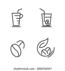coffee icon Vector design illustration Template