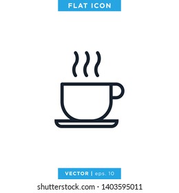 Coffee Icon Vector Design Template. Coffee Cup