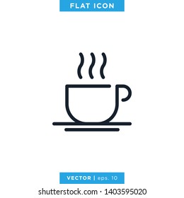 Coffee Icon Vector Design Template. Coffee Cup