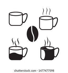 coffee icon vector design template