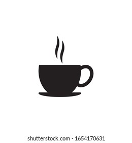 Plantilla de diseño vectorial de icono de café