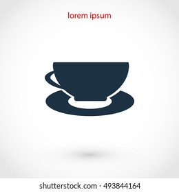 Coffee Icon vector, flat design best vector icon
