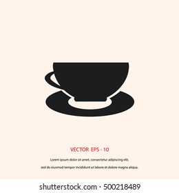 Coffee Icon vector, flat design best vector icon