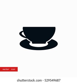 Coffee Icon vector, flat design best vector icon