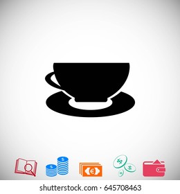 Coffee Icon vector, flat design best vector icon
