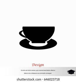Coffee Icon vector, flat design best vector icon
