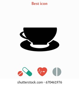 Coffee Icon vector, flat design best vector icon