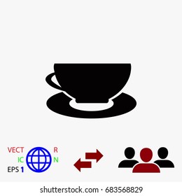 Coffee Icon vector, flat design best vector icon