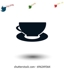 Coffee Icon vector, flat design best vector icon