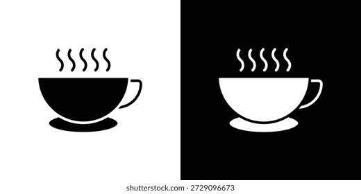 Gráficos de Vector de icono de café. signo de Vector lleno, ilustración de símbolo.