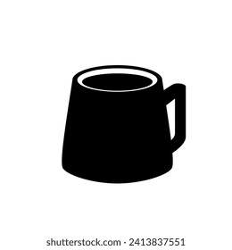 Vector de iconos de café. Signo de ilustración de bebida caliente. Símbolo o logotipo del té.