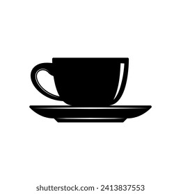 Coffee icon vector. Hot drink illustration sign. Tea symbol or logo.