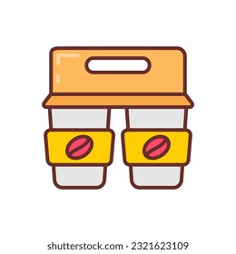 Coffee icon in vector. Illustration