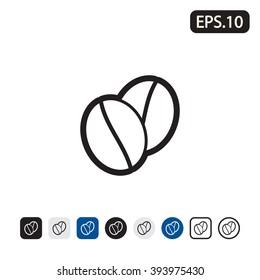 Coffee icon. Vector illustration.