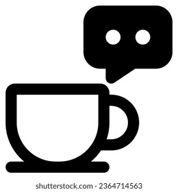 elemento de gráfico de vector de icono de café